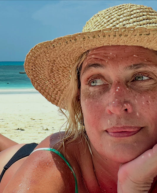 Handwoven Raffia Sun Hat - Artisan Made