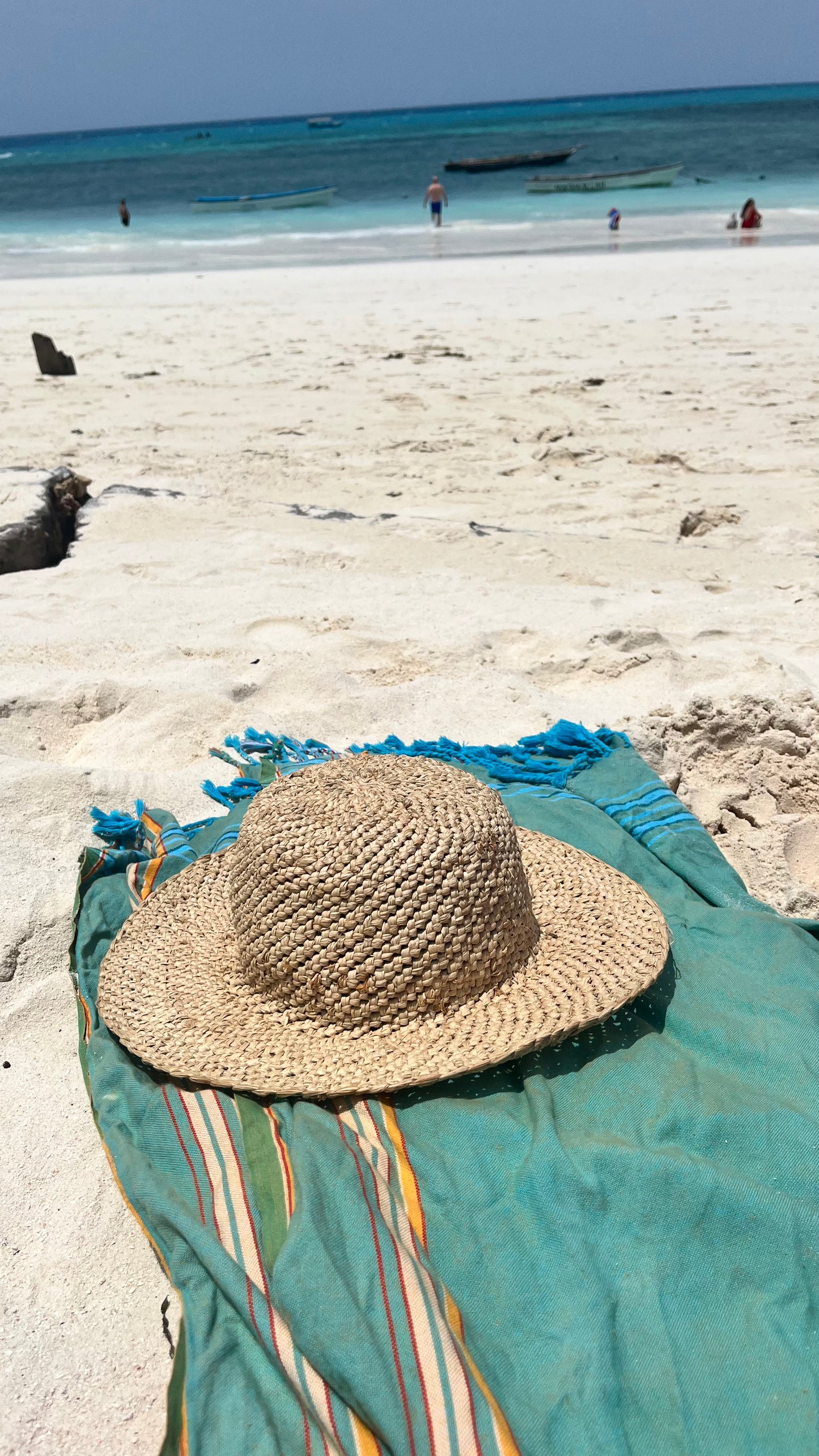 Handwoven Raffia Sun Hat - Artisan Made