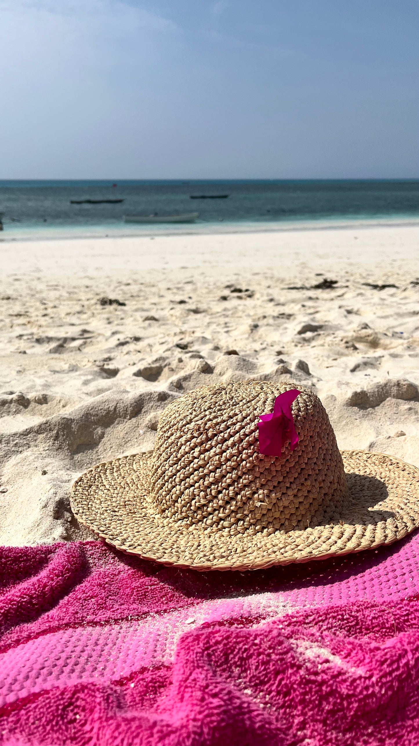 Handwoven Raffia Sun Hat - Artisan Made