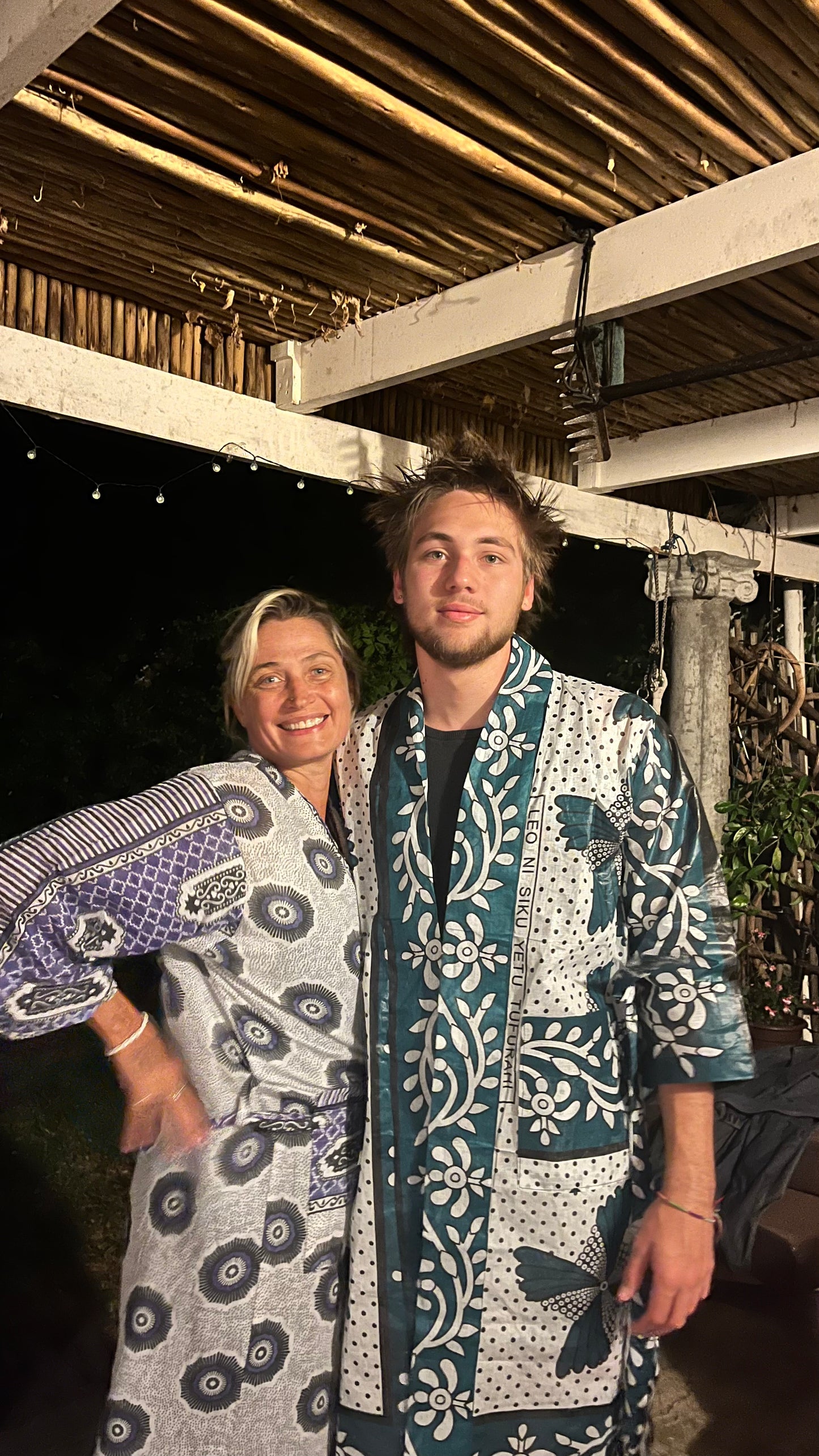 Kanga Kimono - Handmade Zanzibar Cotton