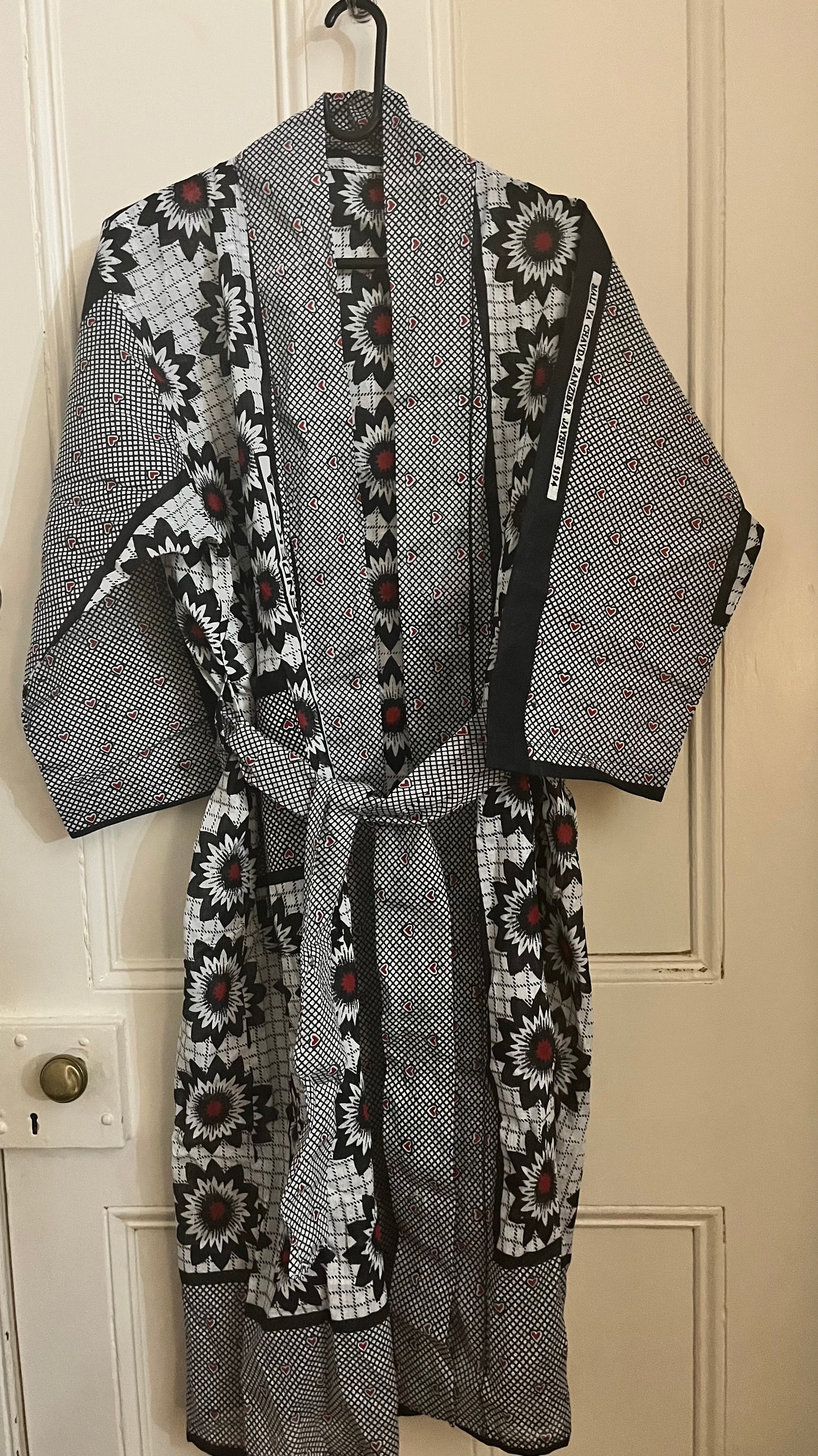 Kanga Kimono - Handmade Zanzibar Cotton