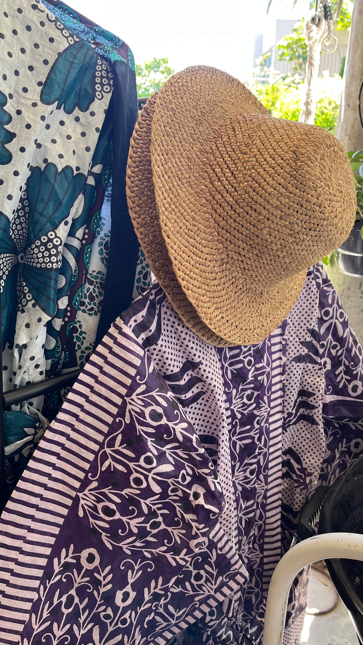 Handwoven Raffia Sun Hat - Artisan Made